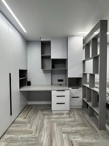 restoran masa: Sifarişlə mətbəx dəsti, Özü çəkən petlələr, MDF, Kredit var, Pulsuz çatdırılma — 4