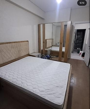 mebel 2 ci el: 2 təknəfərlik çarpayı, Komod, Dolab, 2 tumba, İşlənmiş — 2