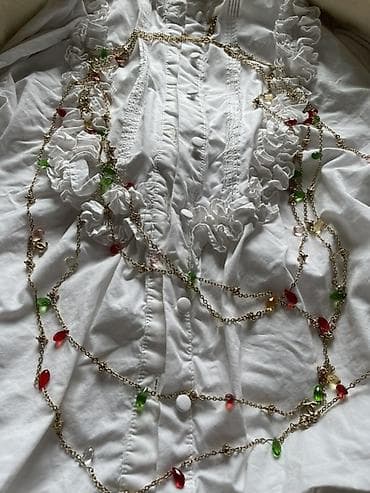 бусы: Satılır – orijinal Chanel vintage boyunbağı. Lüks, nadir və tamamilə — 10