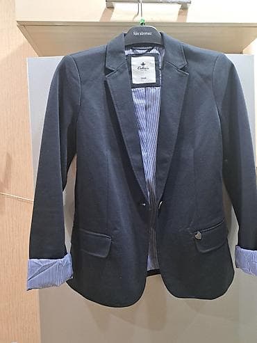 Qadın blazer gödəkçə - Brend: Colins - Ölçü: Small - Rəng: Tünd göy lalafo.az -da Qadın blazer gödəkçə - Brend: Colins - Ölçü: Small - Rəng: Tünd göy