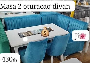 Künc divan masa oturacaq rəng seçimi var lalafo.az -da Künc divan masa oturacaq rəng seçimi var