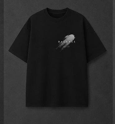 kisi salvari: Qara qrafik printli unisex T‑shirt - Rəng: qara - Kəsim — 5