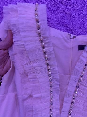 qadın donu: Zərif pudra-çəhrayı rəngdə diz boyu qadın donu - Brend: Oodji — 3