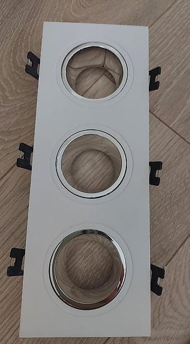 Təcili! 3 dənəli ağ gümüşü rəngdə spot, ölçü uyğun gəlmədiyi üçün