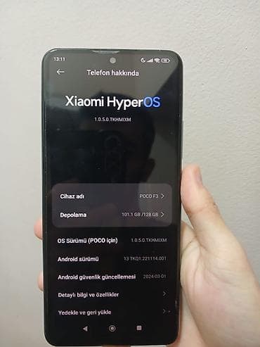 google pixel 7 pro: Poco F3, 128 GB, rəng - Göy, Sensor, Barmaq izi, Face ID — 2