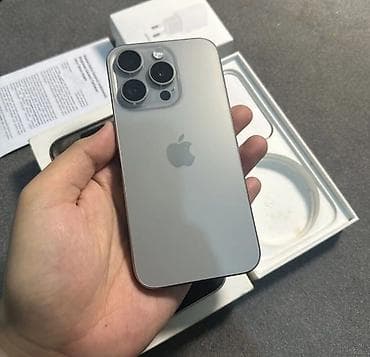 IPhone 15 Pro, Gümüşü, Face ID lalafo.az -da IPhone 15 Pro, Gümüşü, Face ID