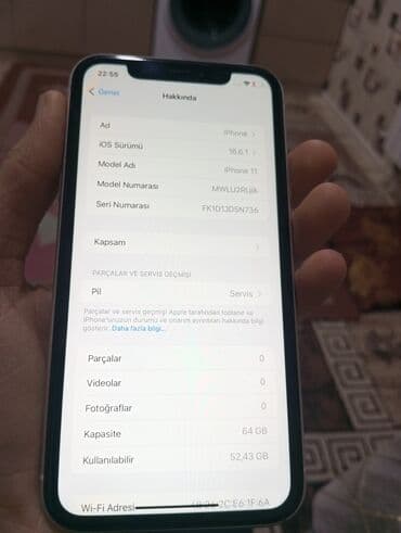 Автоэлектроника: IPhone 11, 64 ГБ, Белый, Гарантия, Face ID — 4