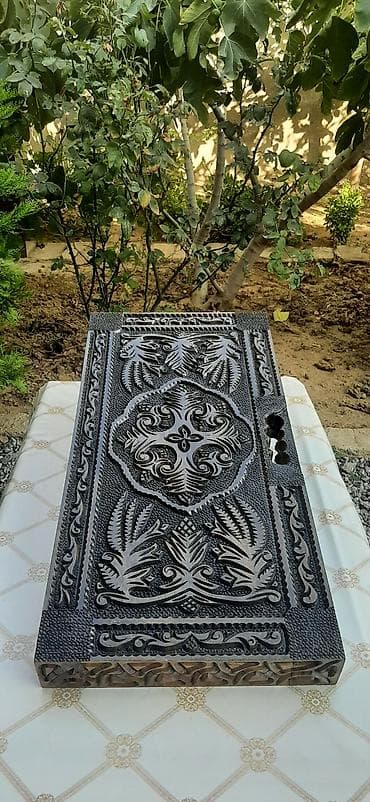 İncəsənət və kolleksiyalar: Taxta nərd dəstləri - Material: keyfiyyətli ağacdan hazırlanmış — 10