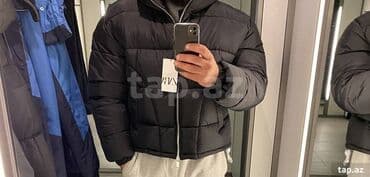 su keçirməyən kişi gödəkçəsi: Kurtka, Bolonka, Qış, Zara, XL — 2