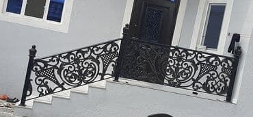 demir pillekenler: Müxtəlif dizaynda alüminium məhəccərlər təklif olunur. Ağ rəngli — 6