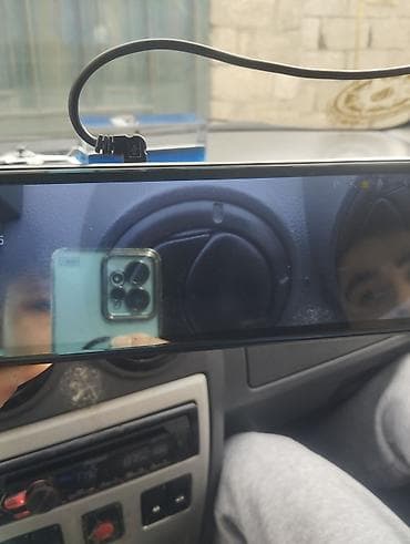 arxa görüntü kamera: Ağıllı arxa güzgü tipli avtomobil DVR kamera sistemi - Geniş toxunma — 2