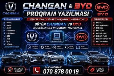 byd lizing: Xidmət: Changan və BYD avtomobilləri üçün peşəkar proqram yazılması - — 1
