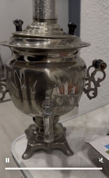 самовар на дровах: İşlənmiş Od Samovar, 3 l, Ünvandan götürmə — 3