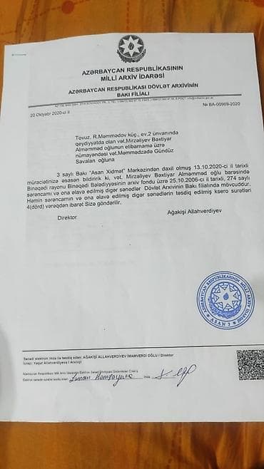 30 kvadrat yerdiqeyri yashayishachixarishdan bashqa butun senedler — 4