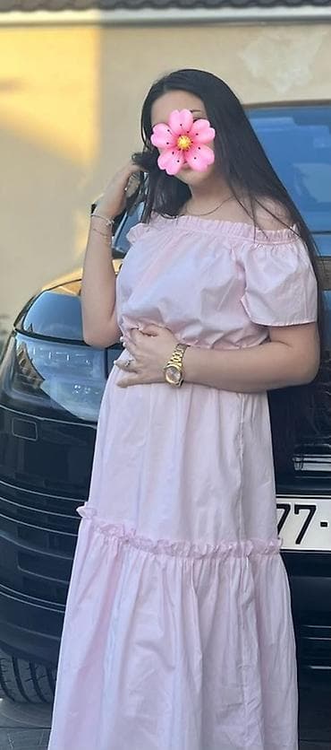 sumqayitda don: Ağ və açıq çəhrayı rəngdə uzun yay donları - Model 1: Ağ rəng — 2