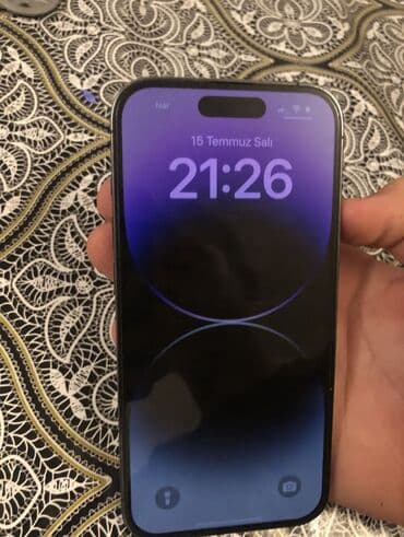 iphone ucun flash kart: IPhone 14 Pro, 128 GB, Deep Purple, Face ID — 1
