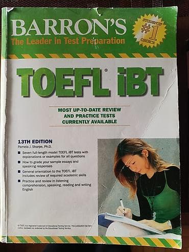 Məhsul: İngilis dili üzrə iki tədris vəsaiti dəsti 1) Barron’s TOEFL
