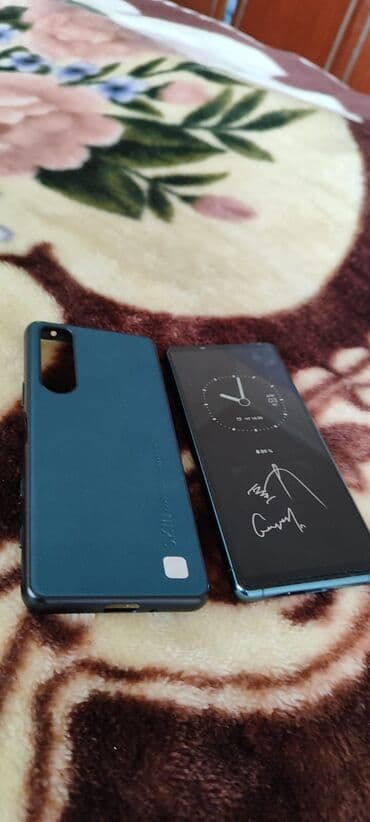 noutbuklar 2 ci əl: Sony Xperia 5 III, 128 GB, rəng - Yaşıl, Barmaq izi — 12