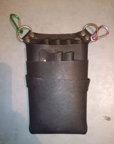 Çoxbölməli alət kisəsi - Material: qalın süni/bərk dəriyə bənzər — 1