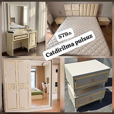 579₼ 4 ay once alinmis yataq desti satilir matras ortobotikdir ideal