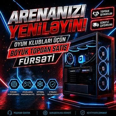 🎮 Arenanızı Yeniləyin – Büdcənizə Qənaət Edin! Oyun klubunuzu daha
