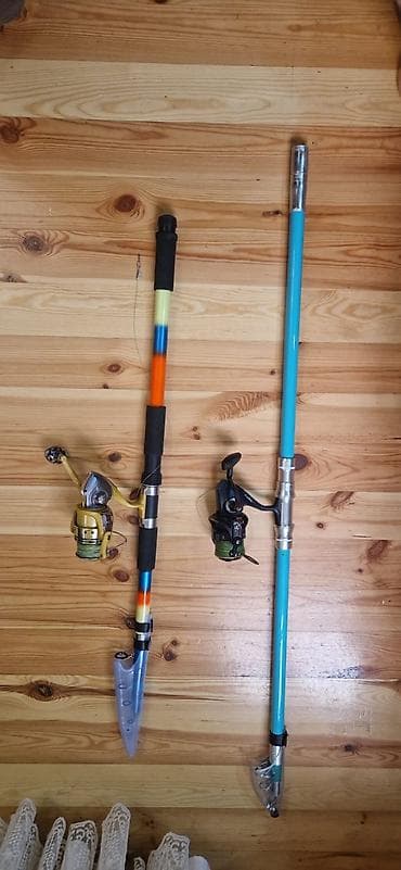balıqcılıq mağazası: Balıq tutma dəstləri – 2 ədəd Real alanla qiymetde razilasmaq olar — 1