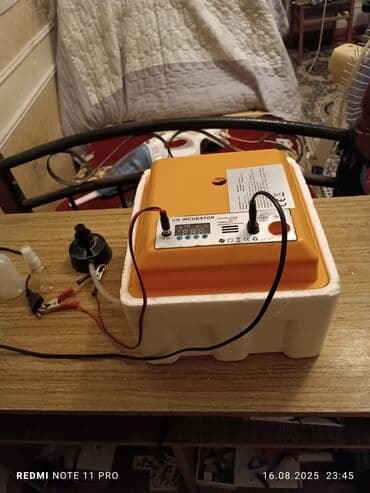 inkubator rus: 16liq - 110 manat 36 liq - 160 manat Üç dəfə istifadə olunub və — 2