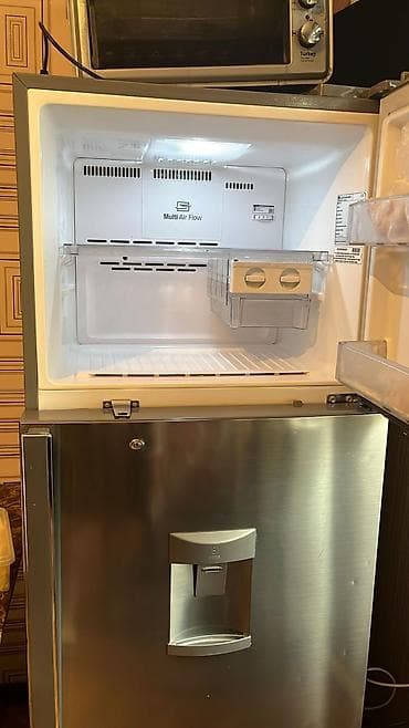 lg: 2 qapılı LG Soyuducu Satılır, rəng - Gümüşü, Dispenserli — 2
