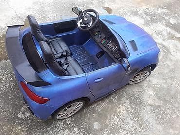 ucuz maşinlar: Uşaq üçün elektrikli minik maşını – ikinəfərlik, mavi rəng — 5