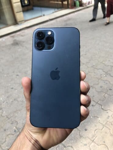 iphone xs max 256 gb ikinci el: IPhone 12 Pro Max, 256 GB, Sierra Blue, Face ID — 2