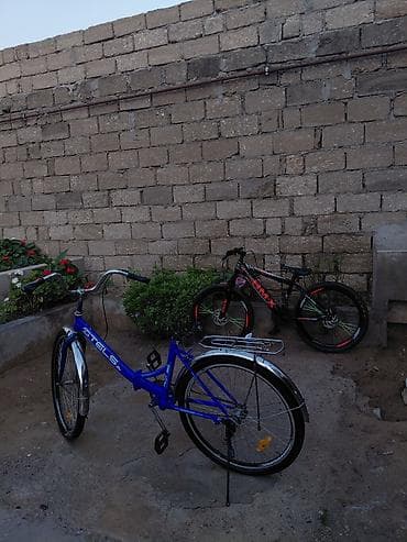 STELS şəhər velosipedi - Rəng: göy - Çərçivə: aşağı enişli, rahat — 4