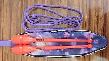 Ritmik gimnastika dəsti – ip və gürzlər SASAKİ orijinal - Brend — 2