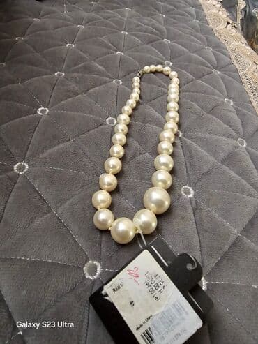 İncili boyunbağı Almanyadan alınıp 49 Yevro a hec zaman ısdıfade