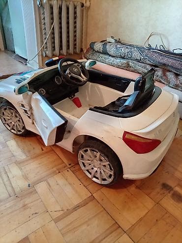 Uşaq üçün elektrikli minik maşını – Mercedes üslubunda kabriolet — 2