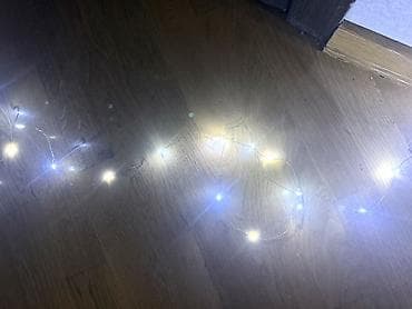 701 yolka: USB qoşulan LED işıq qirlyanda 5M - İşıq növü: nazik tel üzərində — 2