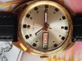 золотые комплекты с бриллиантами в баку: Наручные часы, цвет - Золотой — 3