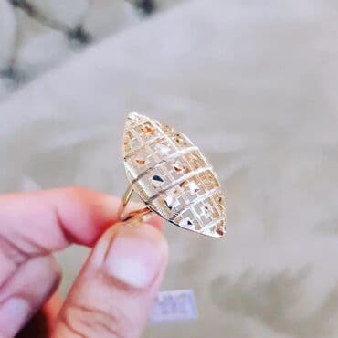 qaş sabitləyici: Toy, Üzük, Sarı qızıl, 585 Əyar, Qaşsız — 5