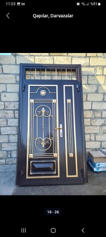 Bərkidici məhsullar: Yeni Giriş qapısı Zamok və çərçivə ilə, Zəmanətli, Pulsuz quraşdırma, Pulsuz çatdırılma — 1