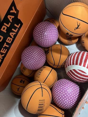 popa: Uşaq üçün müxtəlif dizaynlarda kiçik top dəsti - Növlər: basketbol — 1