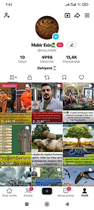 galstuk: Salam səhifə aktiv spamsız səhifədir . takibçi 5000 level15 — 1