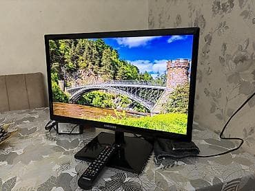 televizor satilir: İşlənmiş Televizor Samsung LED ekran 24" FHD (1920x1080), Ünvandan götürmə, Ödənişli çatdırılma — 1