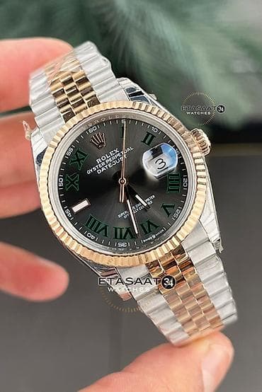 Kişi geyimləri: Qol saatı, Rolex, rəng - Boz — 1