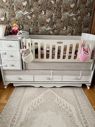 uşaq çarpayıları dolabla: Oğlan və qız üçün, Beşik — 3