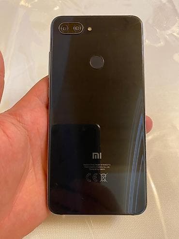 tap az iphone 8 plus: Xiaomi Mi 8 Lite, rəng - Qara, 
 Face ID — 3