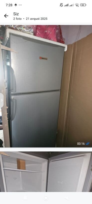 зил москва холодильник: SWIZER Soyuducu - Rəng: metalik boz (inox effekti) - Üst kamera — 3