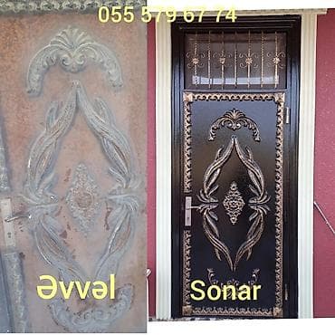 ev darvazalari: 🏠 Darvaza Təmir və Rəngləmə Xidməti! 🖌️ Ev və obyekt darvazalarınızı — 8