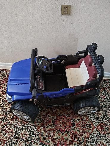 elekt: Uşaq elektrikli maşın – mavi off-road tipli model - Yaş qrupu: 3–8 — 3
