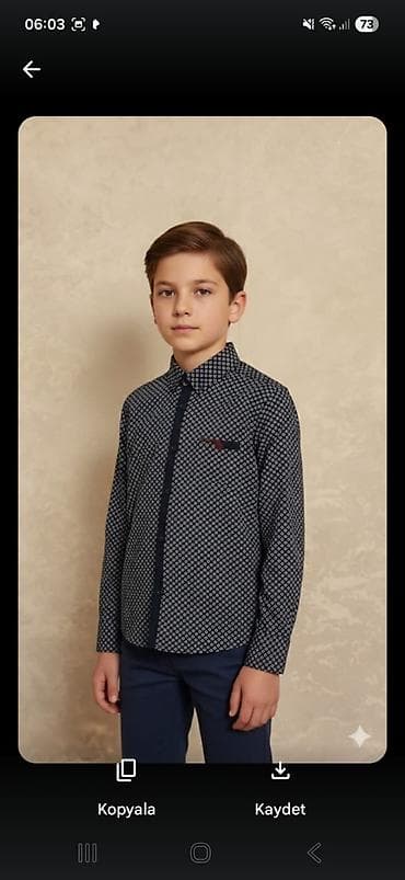 Bayram kostyumları: Köynək, Oğlan üçün, 4 - 5 yaş — 1