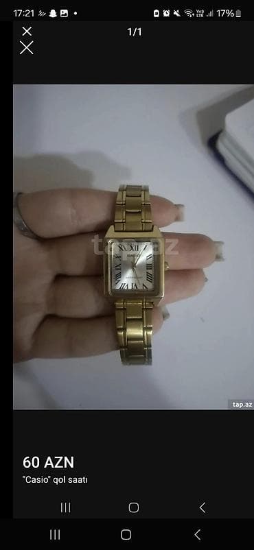 İşlənmiş, Qol saatı, Casio