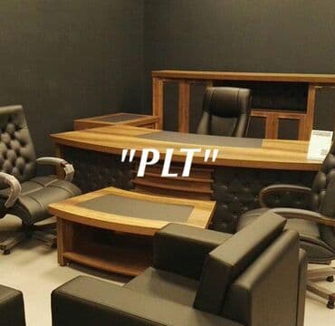 Ofis rəhbər dəstləri – “PLT” modeli.kreslolar daxil deyil - Komplekt
